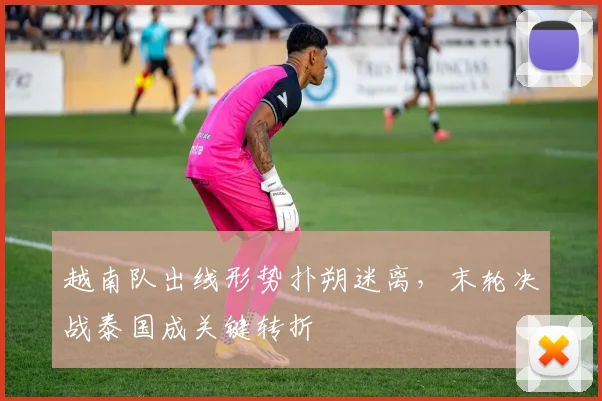 越南队出线形势扑朔迷离，末轮决战泰国成关键转折