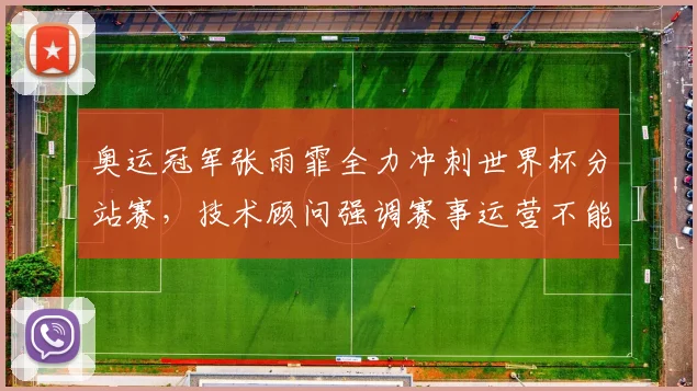 奥运冠军张雨霏全力冲刺世界杯分站赛，技术顾问强调赛事运营不能松懈